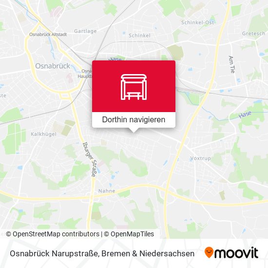 Osnabrück Narupstraße Karte
