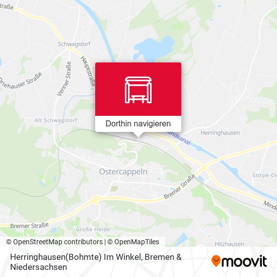 Herringhausen(Bohmte) Im Winkel Karte