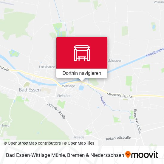 Bad Essen-Wittlage Mühle Karte