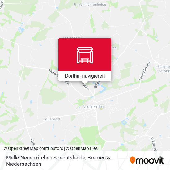 Melle-Neuenkirchen Spechtsheide Karte