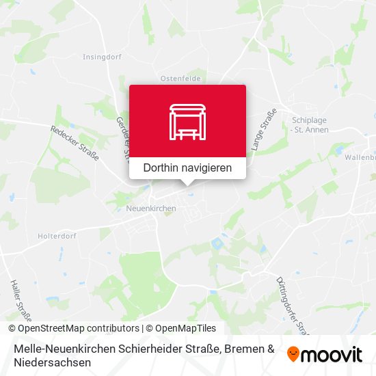 Melle-Neuenkirchen Schierheider Straße Karte