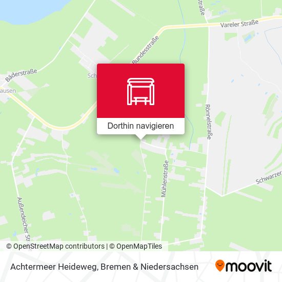 Achtermeer Heideweg Karte