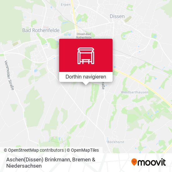 Aschen(Dissen) Brinkmann Karte