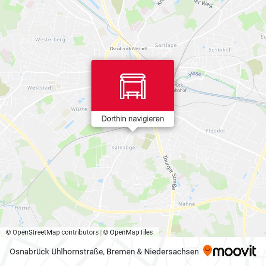 Osnabrück Uhlhornstraße Karte