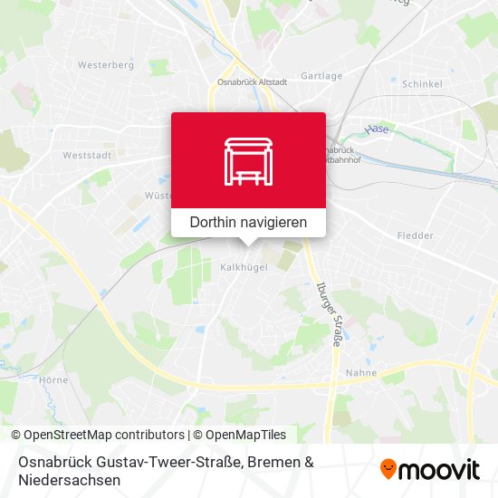Osnabrück Gustav-Tweer-Straße Karte