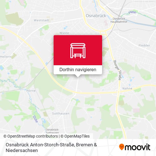 Osnabrück Anton-Storch-Straße Karte