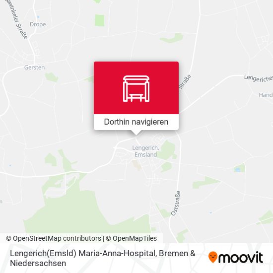Lengerich(Emsld) Maria-Anna-Hospital Karte