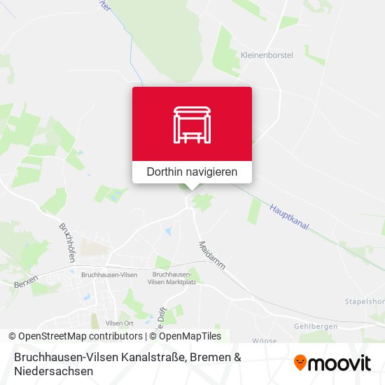 Bruchhausen-Vilsen Kanalstraße Karte