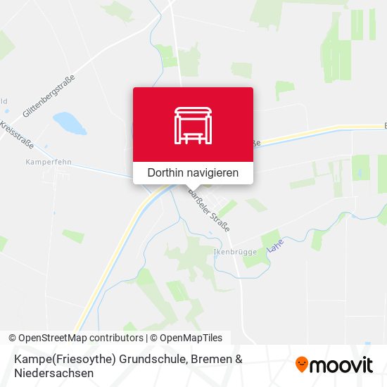 Kampe(Friesoythe) Grundschule Karte