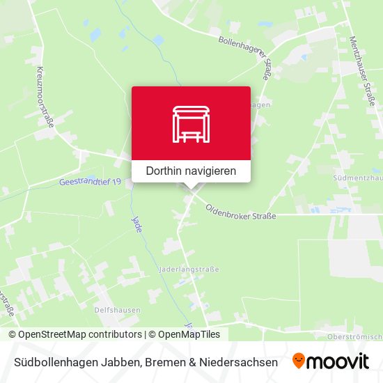 Südbollenhagen Jabben Karte