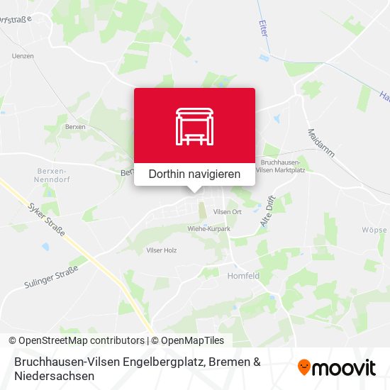 Bruchhausen-Vilsen Engelbergplatz Karte