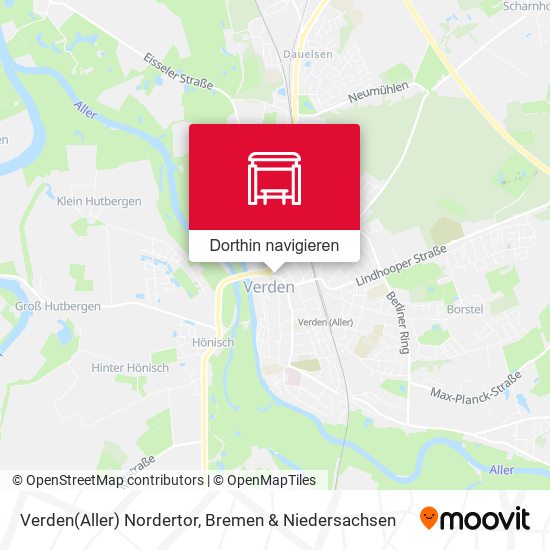 Verden(Aller) Nordertor Karte