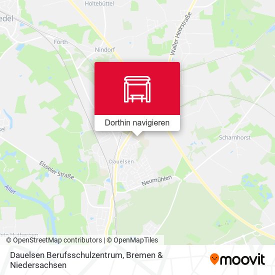 Dauelsen Berufsschulzentrum Karte