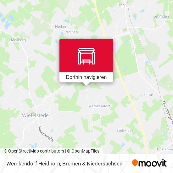 Wemkendorf Heidhörn Karte