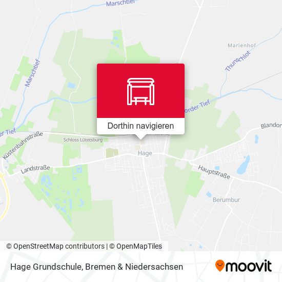 Hage Grundschule Karte