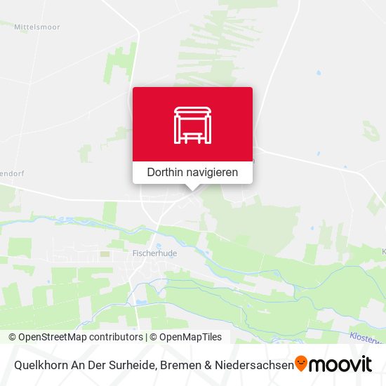 Quelkhorn An Der Surheide Karte