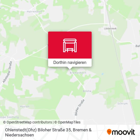 Ohlenstedt(Ohz) Biloher Straße 35 Karte