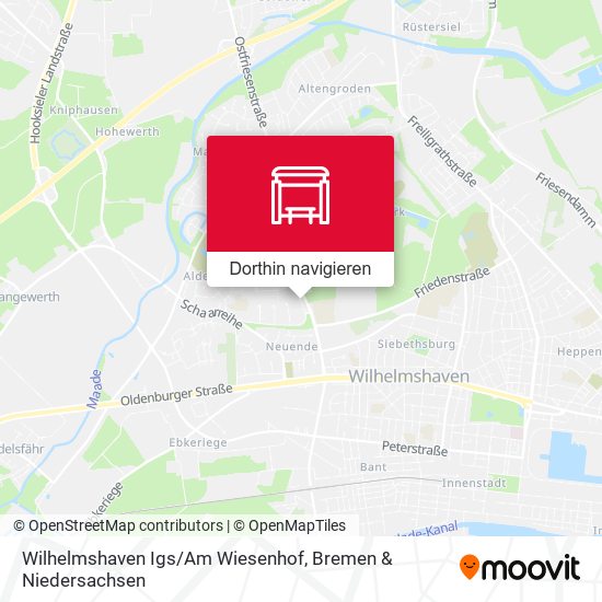 Wilhelmshaven Igs/Am Wiesenhof Karte
