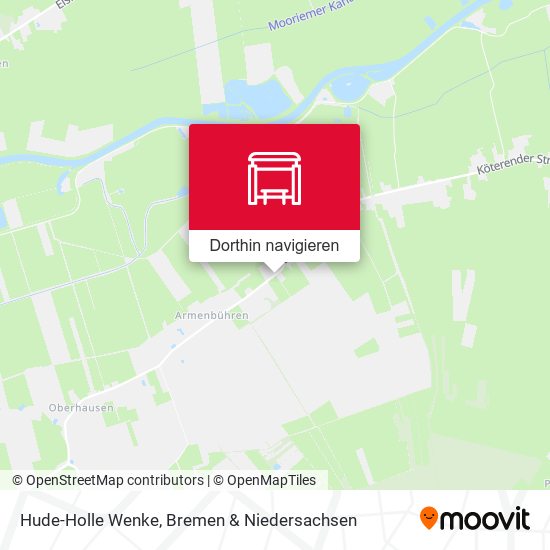 Hude-Holle Wenke Karte
