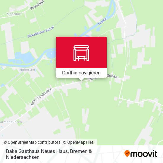 Bäke Gasthaus Neues Haus Karte