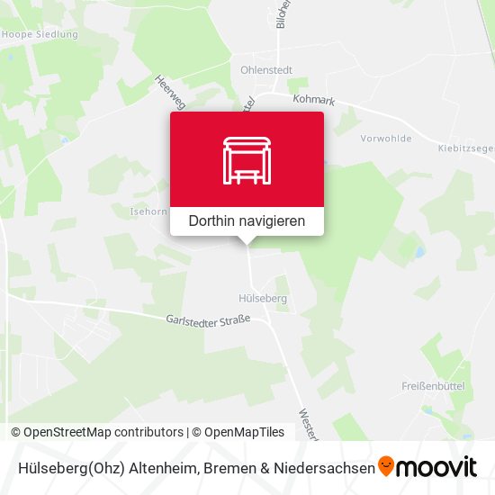 Hülseberg(Ohz) Altenheim Karte