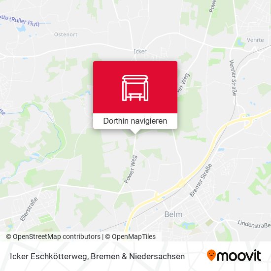 Icker Eschkötterweg Karte