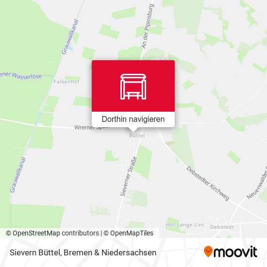 Sievern Büttel Karte