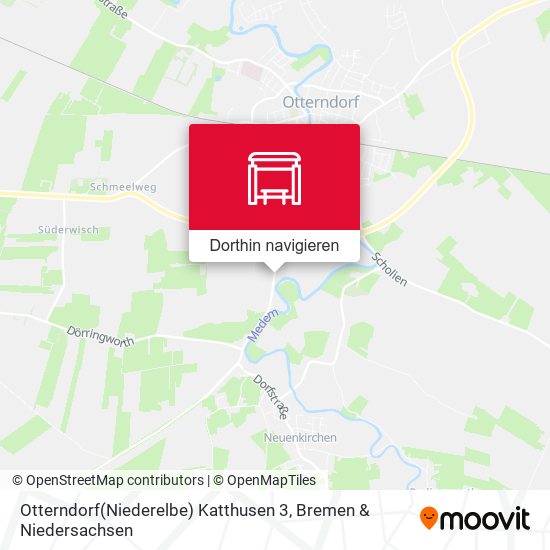 Otterndorf(Niederelbe) Katthusen 3 Karte