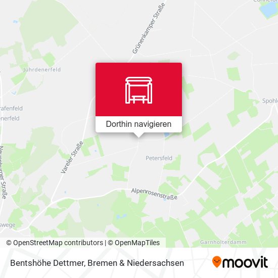 Bentshöhe Dettmer Karte
