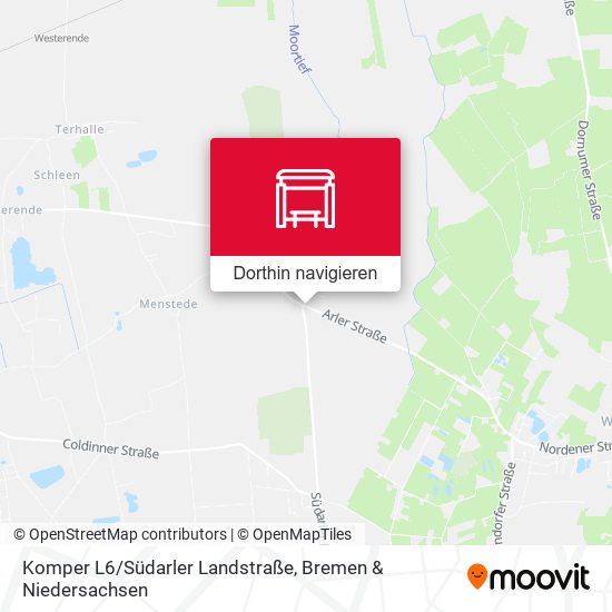 Komper L6/Südarler Landstraße Karte