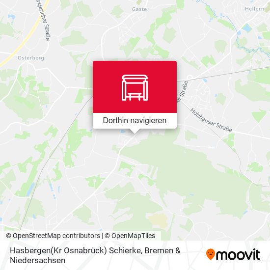 Hasbergen(Kr Osnabrück) Schierke Karte