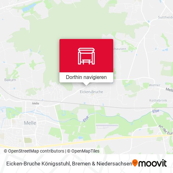 Eicken-Bruche Königsstuhl Karte