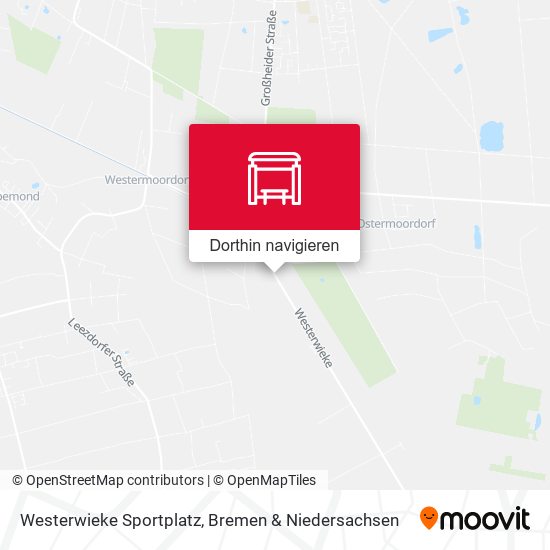 Westerwieke Sportplatz Karte