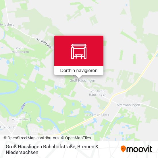 Groß Häuslingen Bahnhofstraße Karte