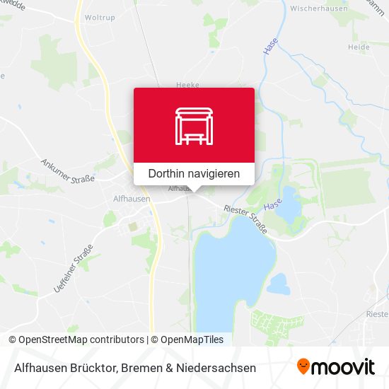 Alfhausen Brücktor Karte