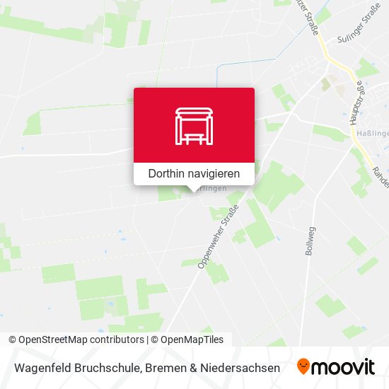 Wagenfeld Bruchschule Karte