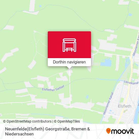 Neuenfelde(Elsfleth) Georgstraße Karte