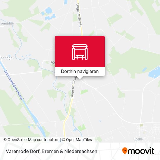 Varenrode Dorf Karte