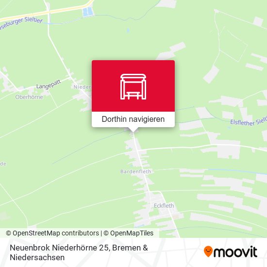 Neuenbrok Niederhörne 25 Karte