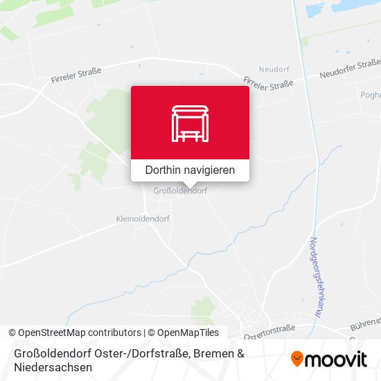 Großoldendorf Oster- / Dorfstraße Karte