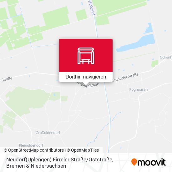 Neudorf(Uplengen) Firreler Straße / Oststraße Karte