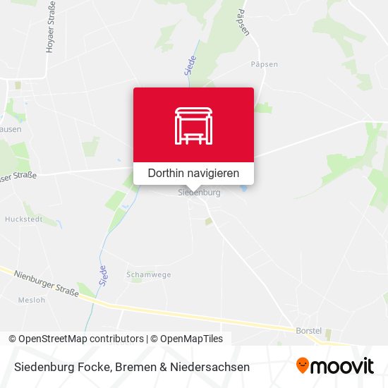 Siedenburg Focke Karte