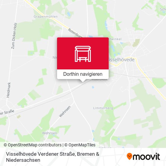 Visselhövede Verdener Straße Karte