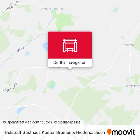 Bülstedt Gasthaus Köster Karte