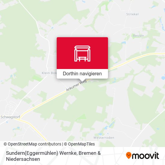 Sundern(Eggermühlen) Wernke Karte