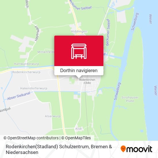 Rodenkirchen(Stadland) Schulzentrum Karte