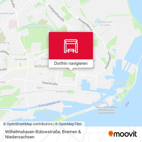 Wilhelmshaven Bülowstraße Karte