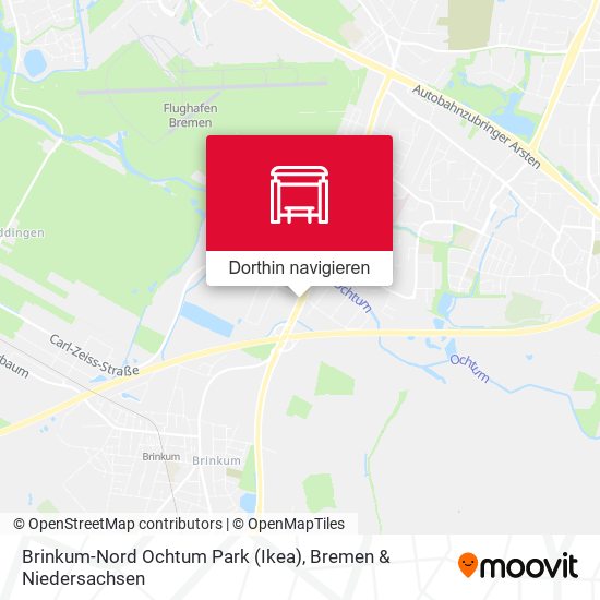 Brinkum-Nord Ochtum Park (Ikea) Karte