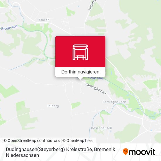 Düdinghausen(Steyerberg) Kreisstraße Karte