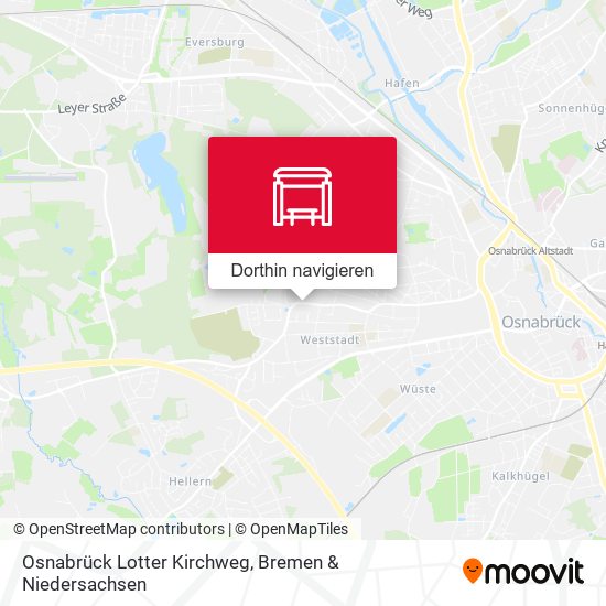 Osnabrück Lotter Kirchweg Karte